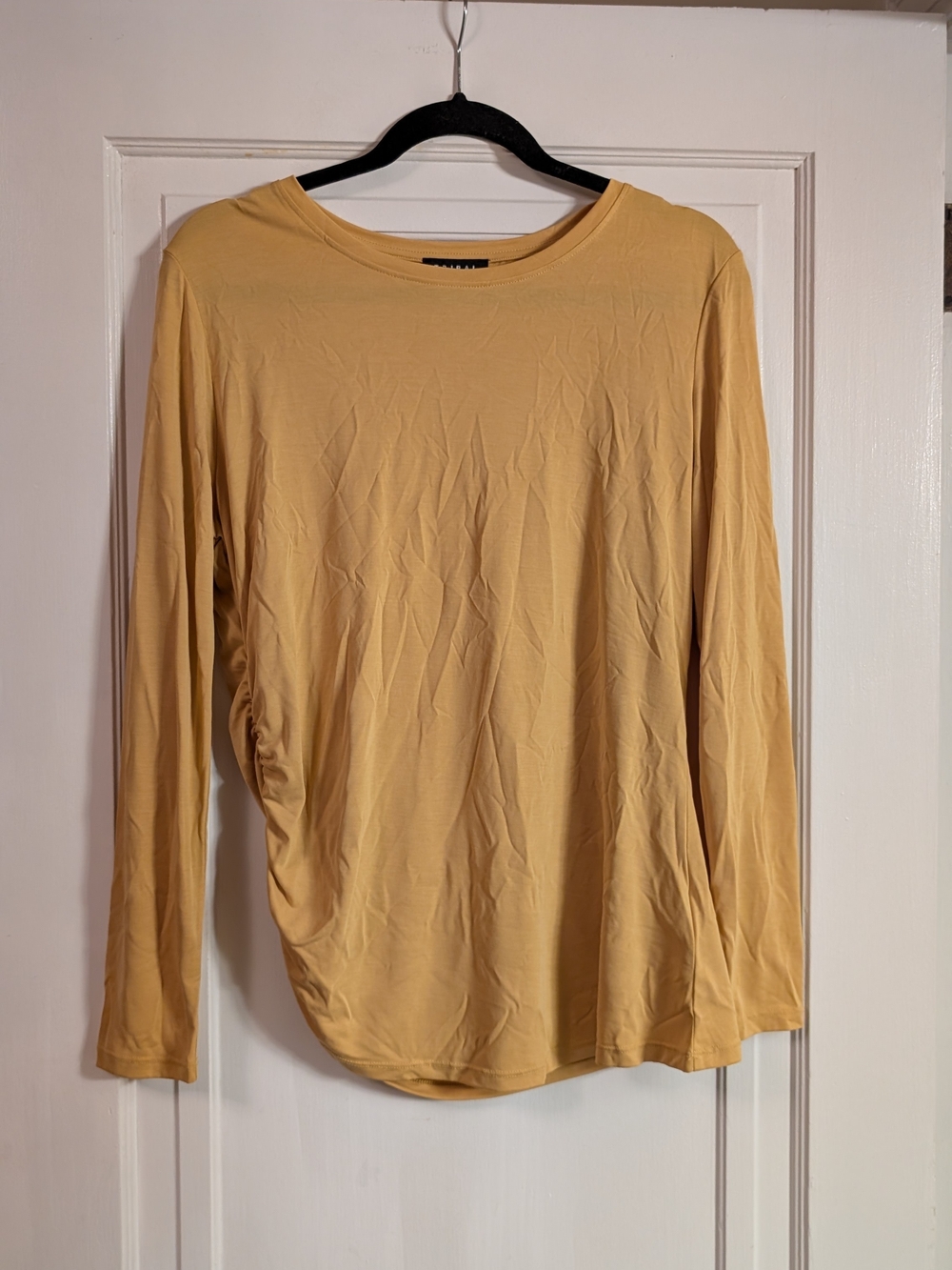 Tribal Women's Long-Sleeve Crew Neck Shirt - Mustard